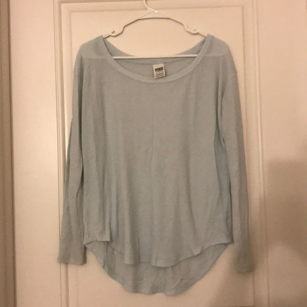 PINK high-low thermal long sleeve